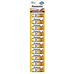 Panasonic Gold Plus AA R6NDG/1B10 Set of 10